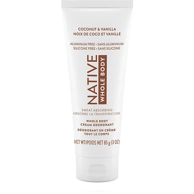 Coconut & Vanilla Whole Body Deodorant Cream