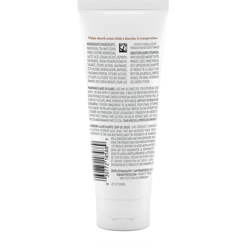 Coconut & Vanilla Whole Body Deodorant Cream