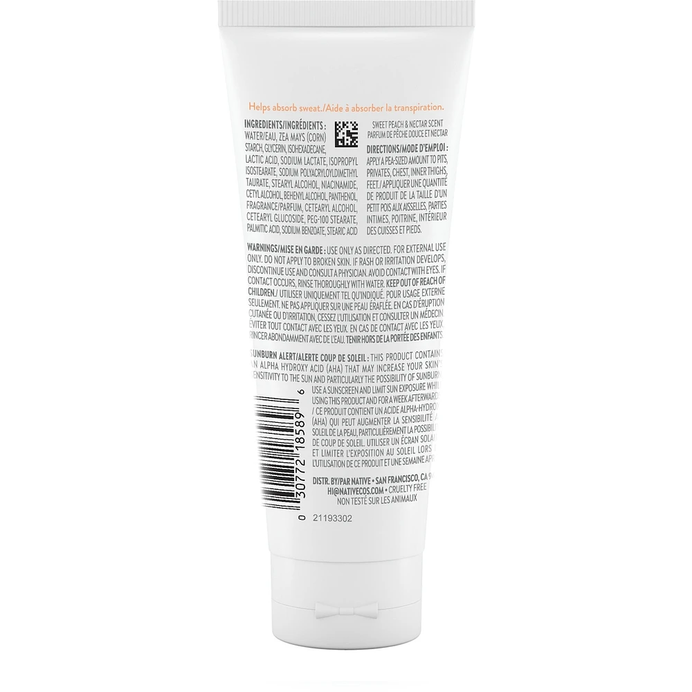 Sweet Peach & Nectar Whole Body Deodorant Cream