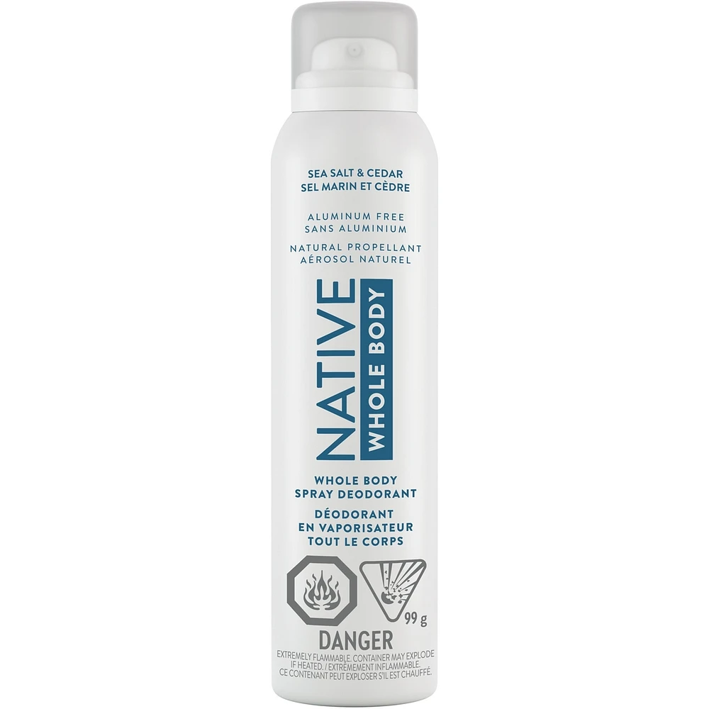 Sea Salt & Cedar Whole Body Deodorant Spray