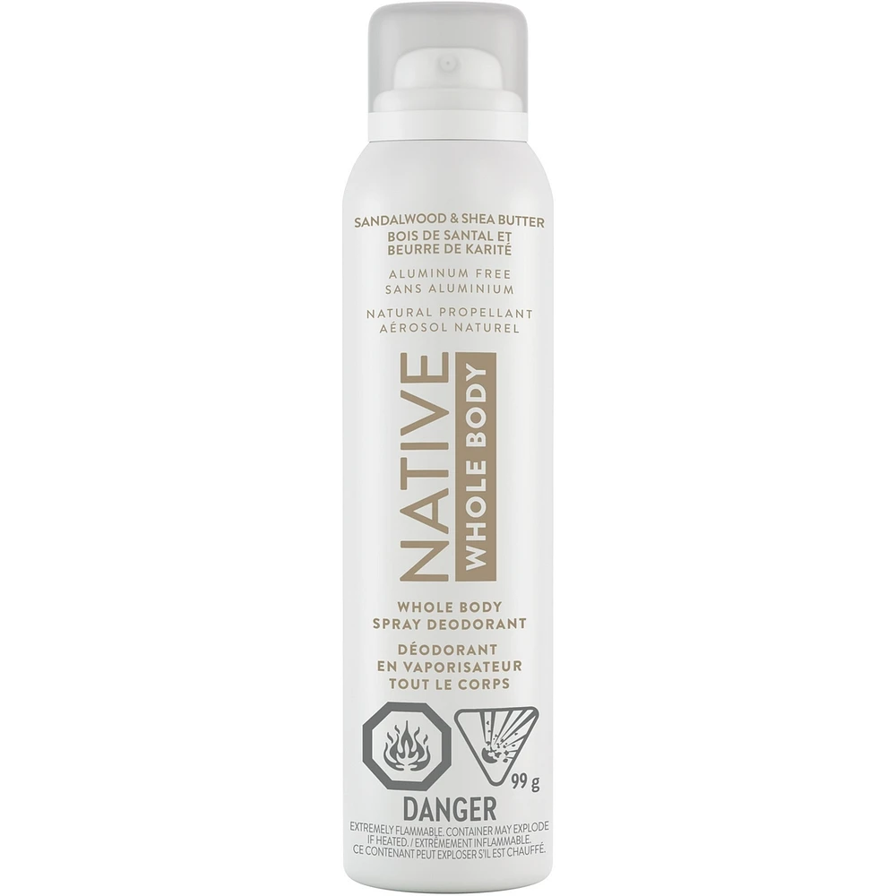 Sandalwood & Shea Butter Whole Body Deodorant Spray