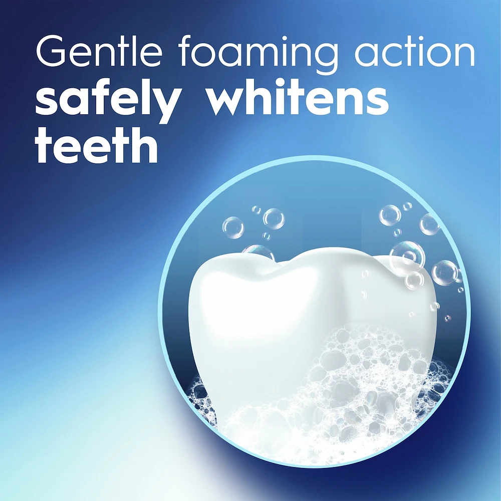3D White Peroxide Mouthwash/Mouth Rinse, Strengthens Enamel, Whitens Teeth, Prevents Cavities, Alcohol Free, Contains Fluoride, Wintermint Flavor
