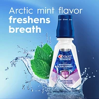 3D White Fresh Whitening Mouthwash/Mouth Rinse, Prevents Surface Stains, Kills Millions of Bad Breath Germs, Alcohol-Free