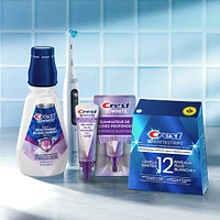 3D White Fresh Whitening Mouthwash/Mouth Rinse, Prevents Surface Stains, Kills Millions of Bad Breath Germs, Alcohol-Free