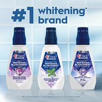 3D White Peroxide-Free Mouthwash/Mouth Rinse, Great Tasting Whitening Guaranteed, Alcohol-Free, Clean Mint Flavor, 1 L
