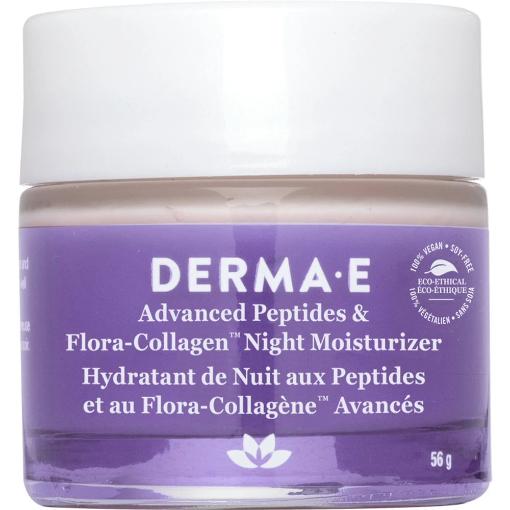 Advanced Peptides and Flora-Collagen™ Night Moisturizer