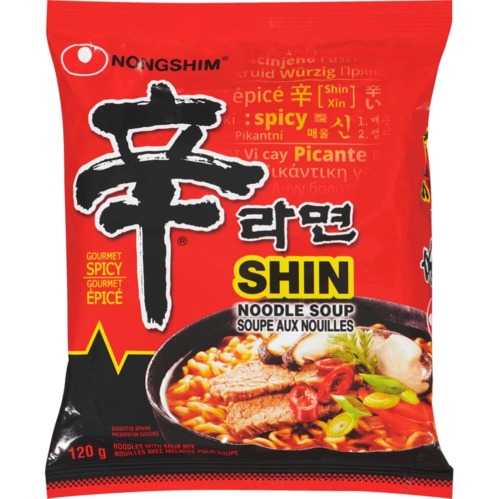 Shin Noodles With Soup Mix Gourmet Spicy