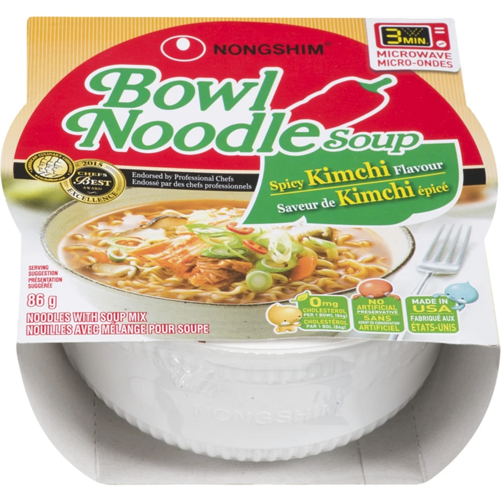 Bowl Noodle, Kimchi