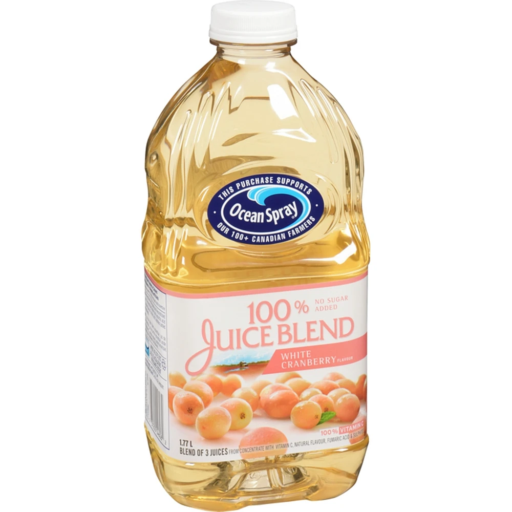 100 % Juice Blend White Cranberry Flavour