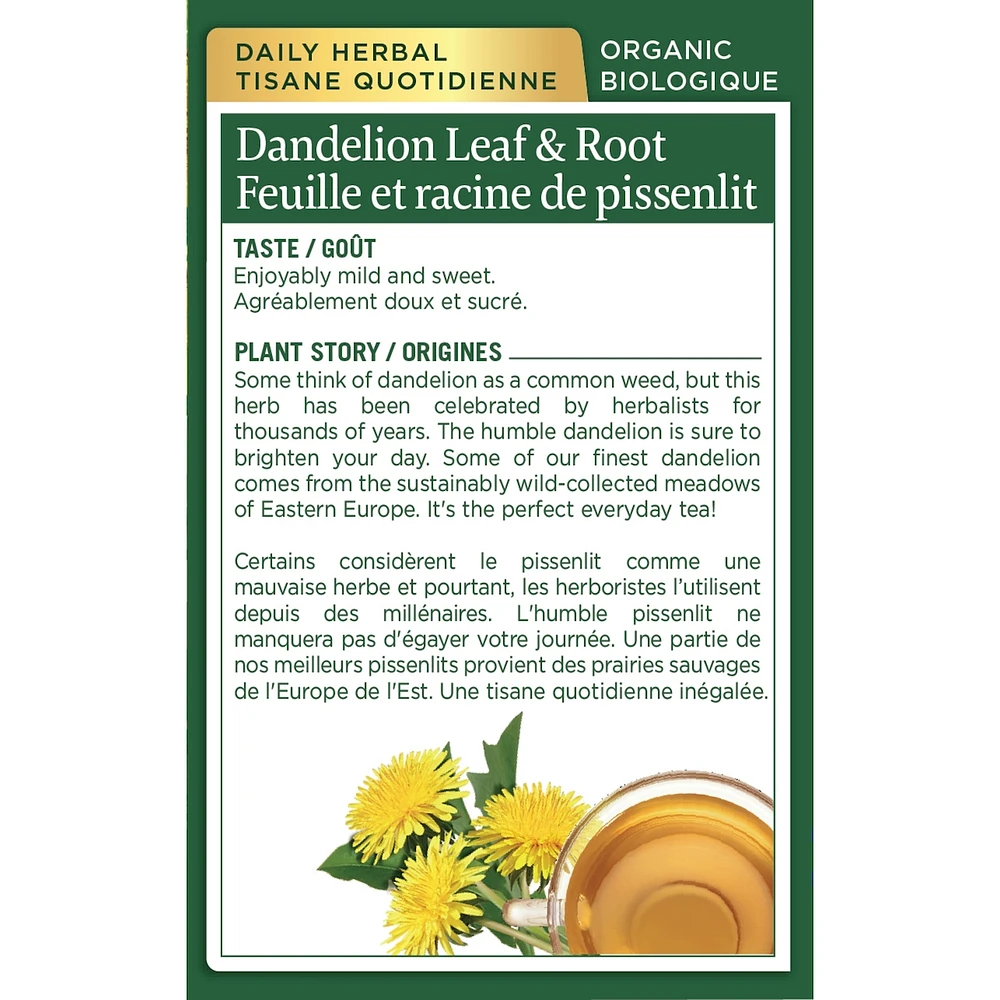 Dandelion Leaf Root Organic Tea