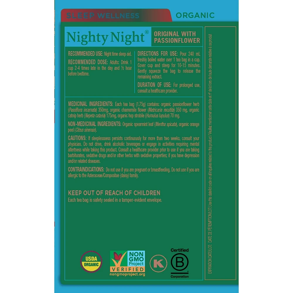 Nighty Night Organic Tea