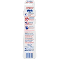 Colgate Kids Extra Soft Toothbrush with Suction Cup, Twin Pack - Batman