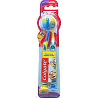 Colgate Kids Minions Extra Soft Toothbrush with Suction Cup - 2 Count