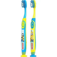 Colgate Kids Minions Extra Soft Toothbrush with Suction Cup - 2 Count