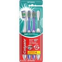 Colgate 360 Adult Full Head Soft Toothbrush - 4 Count