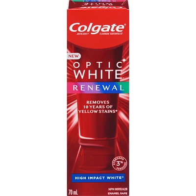 Colgate Optic White Renewal High Impact White Teeth Whitening Toothpaste  70 mL