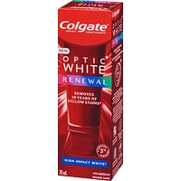 Colgate Optic White Renewal High Impact White Teeth Whitening Toothpaste  70 mL