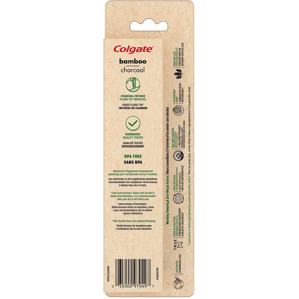 Bamboo Charcoal Manual Toothbrush