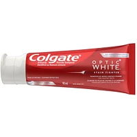 Colgate Optic White Stain Fighter Teeth Whitening Toothpaste, Clean Mint Paste  90 mL