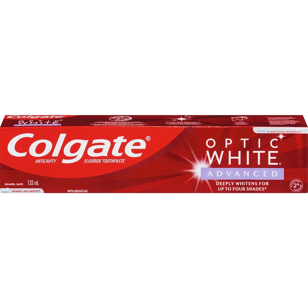 Colgate Optic White Advanced Teeth Whitening Toothpaste