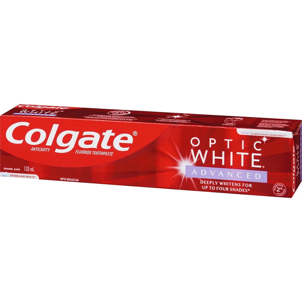Colgate Optic White Advanced Teeth Whitening Toothpaste