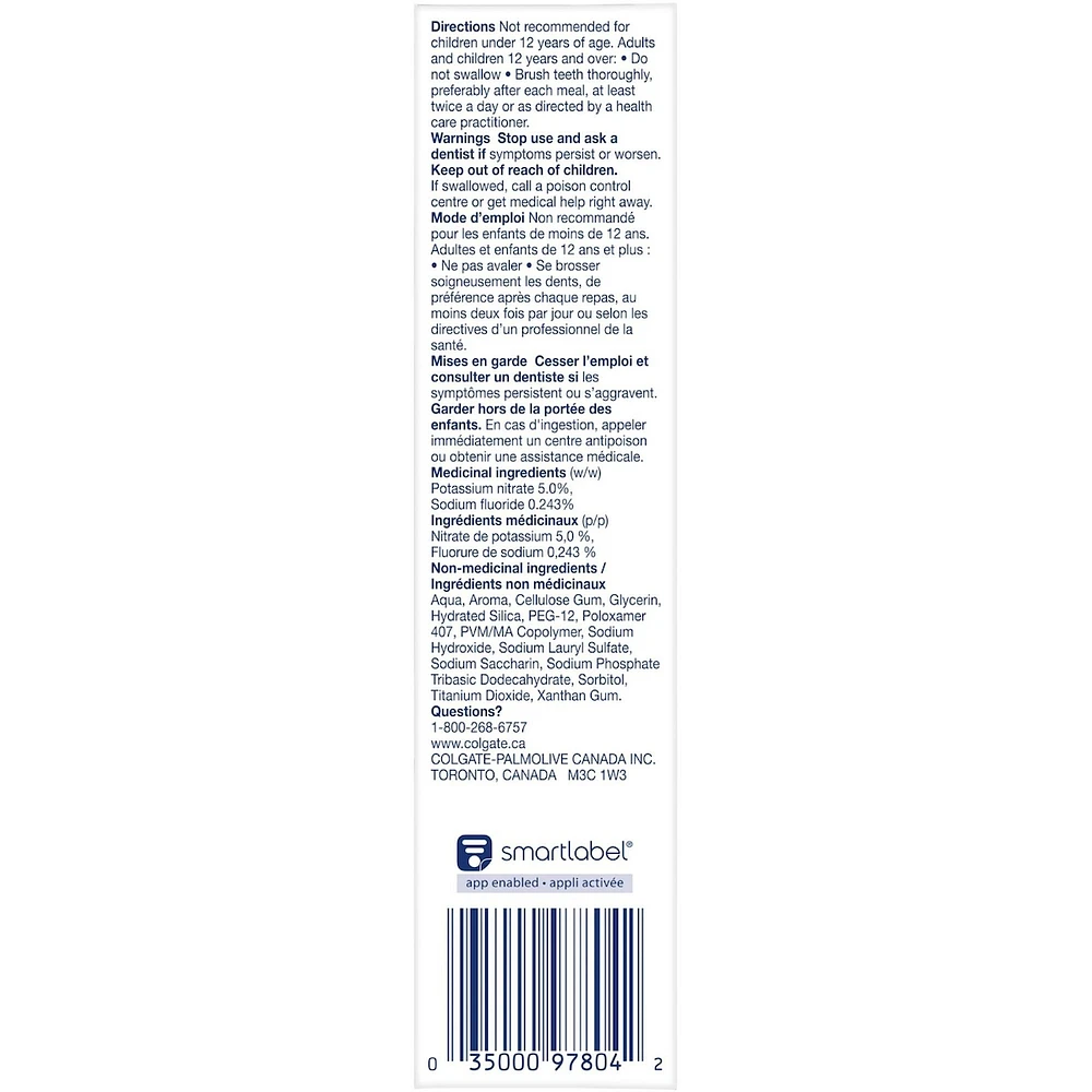 Colgate Sensitive Original Toothpaste 72mL