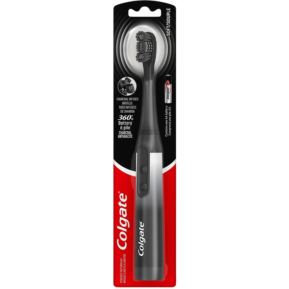 Colgate 360 Charcoal Sonic Powered Battery Toothbrush