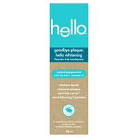 Goodbye Plaque, Hello Whitening Fluoride Free Toothpaste
