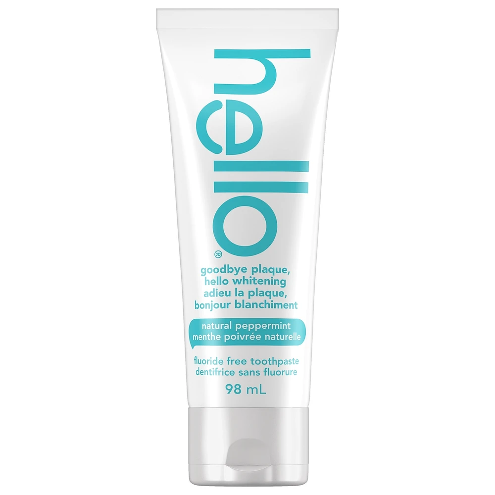 Goodbye Plaque, Hello Whitening Fluoride Free Toothpaste