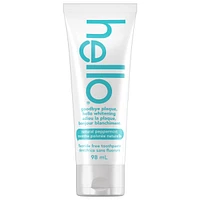 Goodbye Plaque, Hello Whitening Fluoride Free Toothpaste