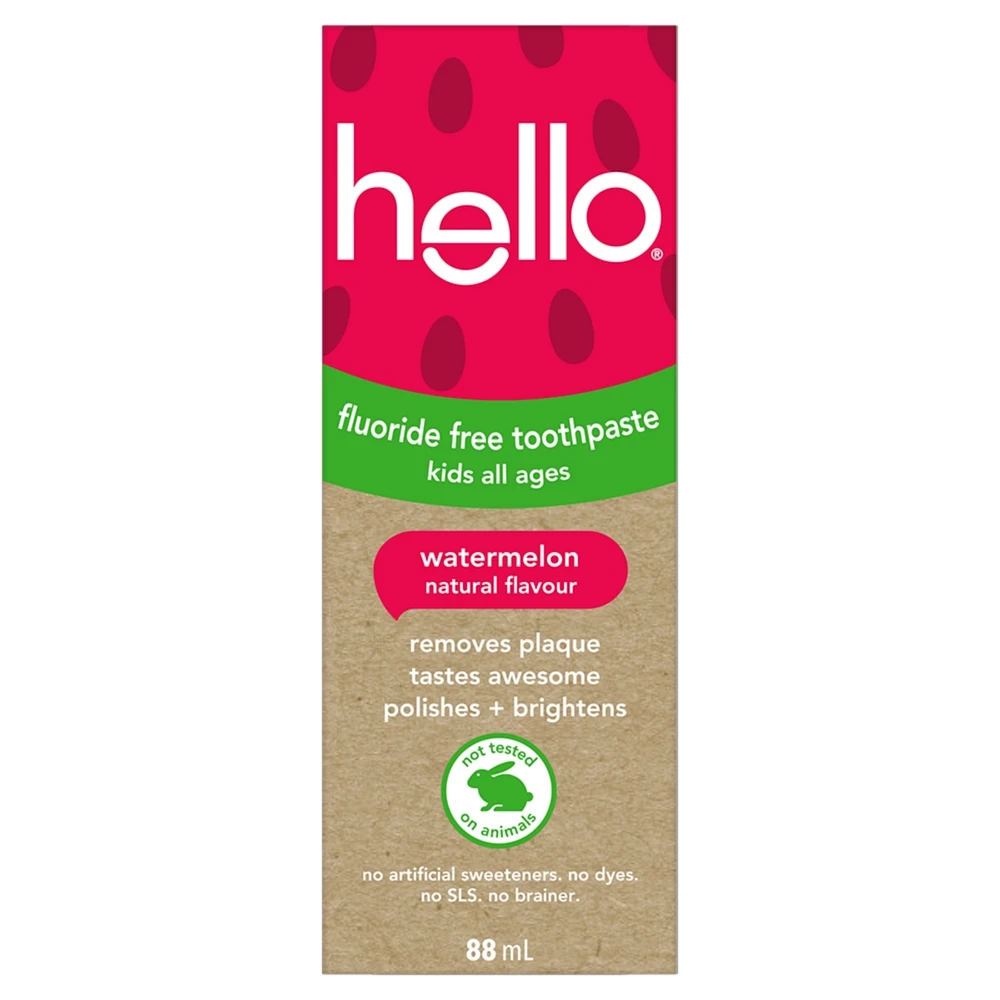 Fresh Watermelon Fluoride Free Kids Toothpaste
