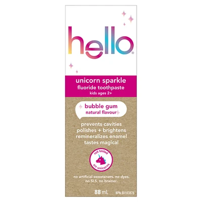 Unicorn Sparkle Kids Toothpaste with Fluoride