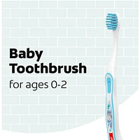 Colgate Kids My First Toothbrush, Extra Soft Baby Toothbrushes, 2 Pack