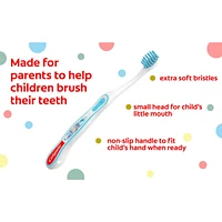 Colgate Kids My First Toothbrush, Extra Soft Baby Toothbrushes, 2 Pack