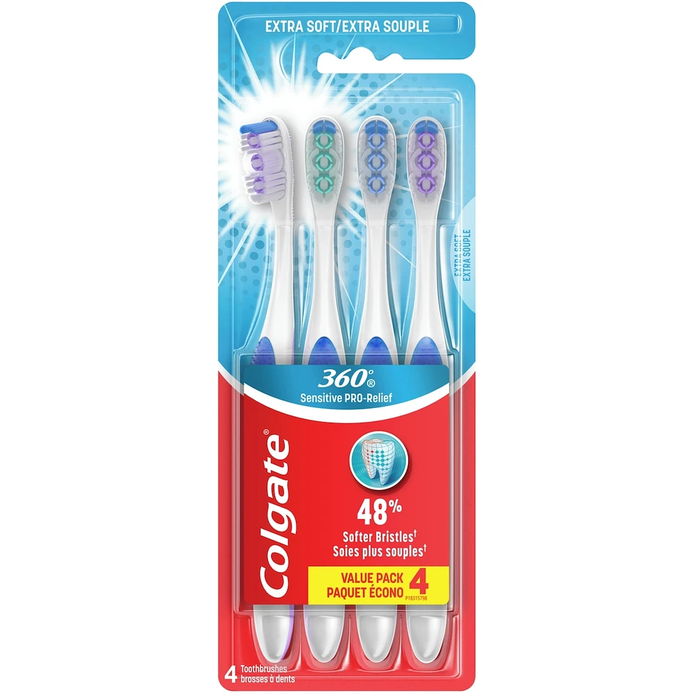 360 Sensitive Pro-Relief Toothbrush, Extra Soft