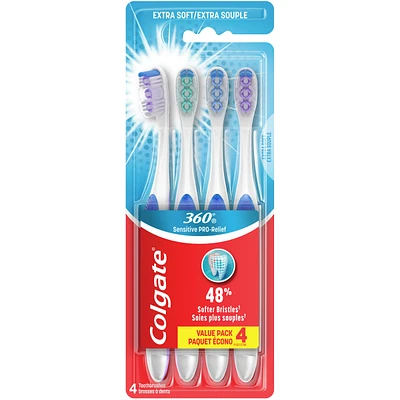360 Sensitive Pro-Relief Toothbrush, Extra Soft