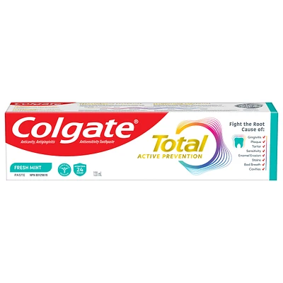 Total Prevention Active Dentifrice Menthe Fraîche