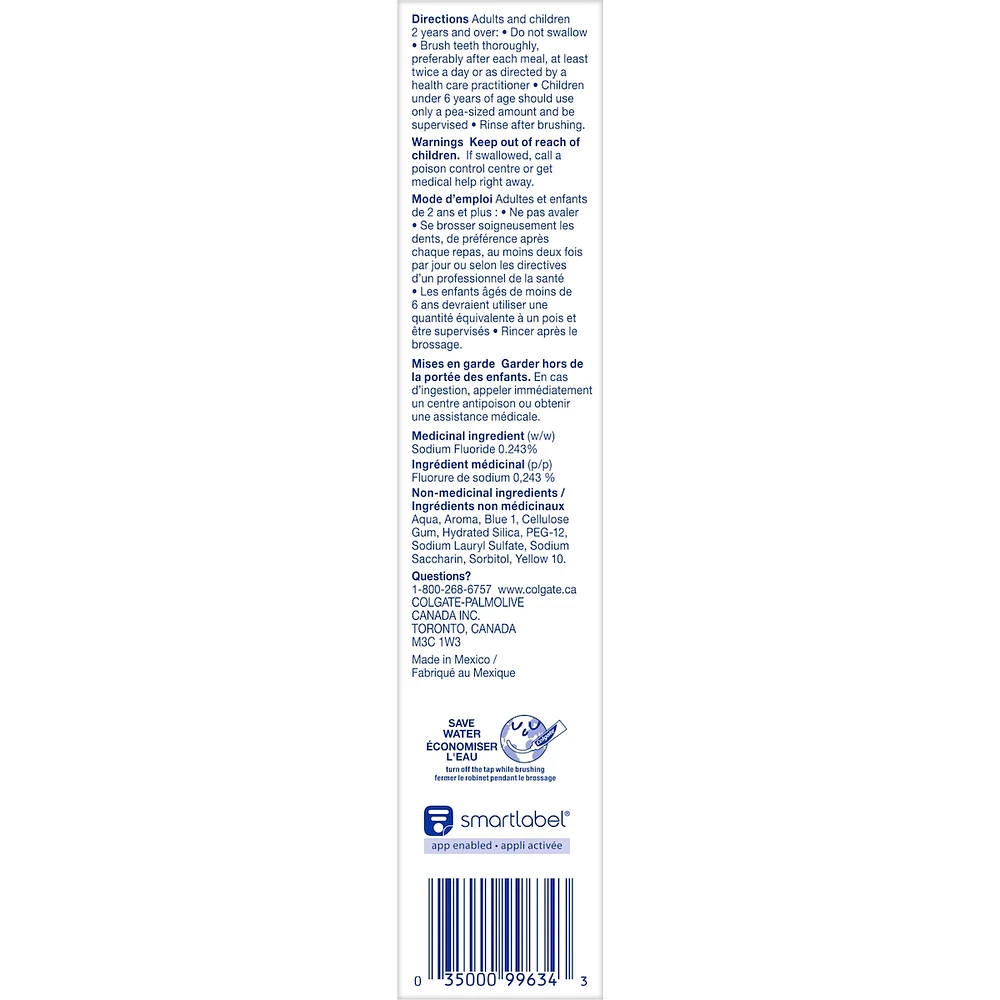 Colgate Kids Cavity Protection Toothpaste, Bubble Fruit Flavor, 95 mL