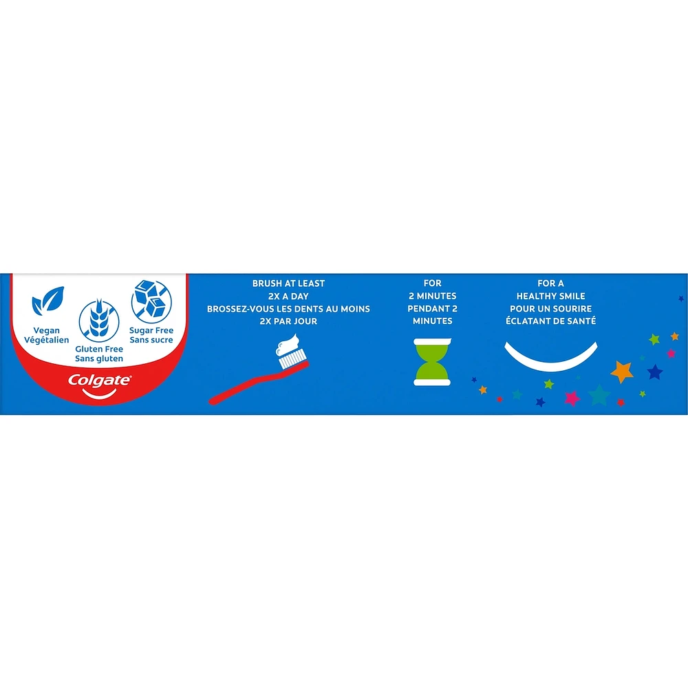 Colgate Kids Cavity Protection Toothpaste, Bubble Fruit Flavor, 95 mL