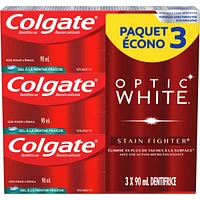 Optic White Stain Fighter Whitening Toothpaste Gel Pack
