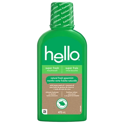 HELLO super fresh mouthwash 473ml