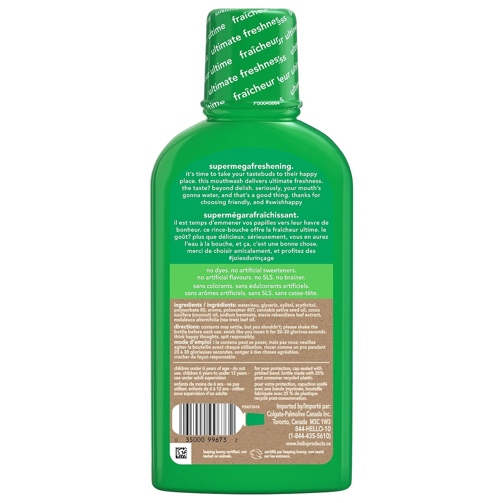 HELLO super fresh mouthwash 473ml