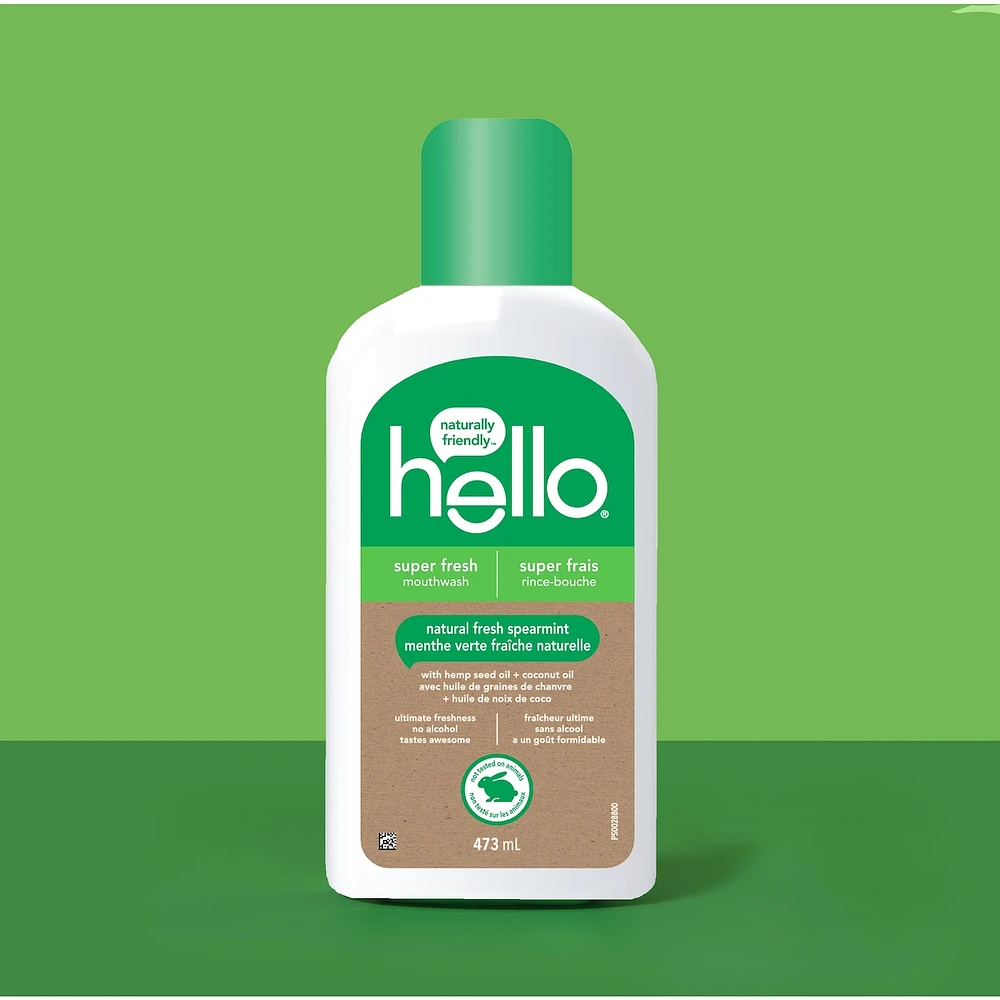 HELLO super fresh mouthwash 473ml