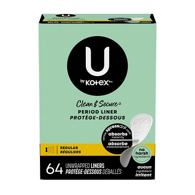 Clean & Secure Panty Liners, Light Absorbency