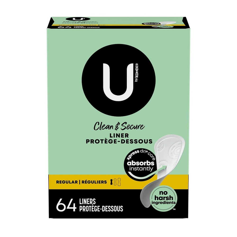 Clean & Secure Panty Liners, Light Absorbency