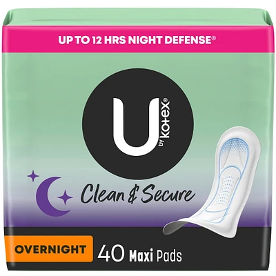 Clean & Secure Overnight Maxi Pads