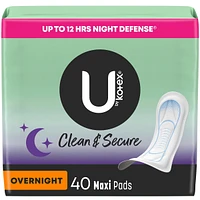 Clean & Secure Overnight Maxi Pads