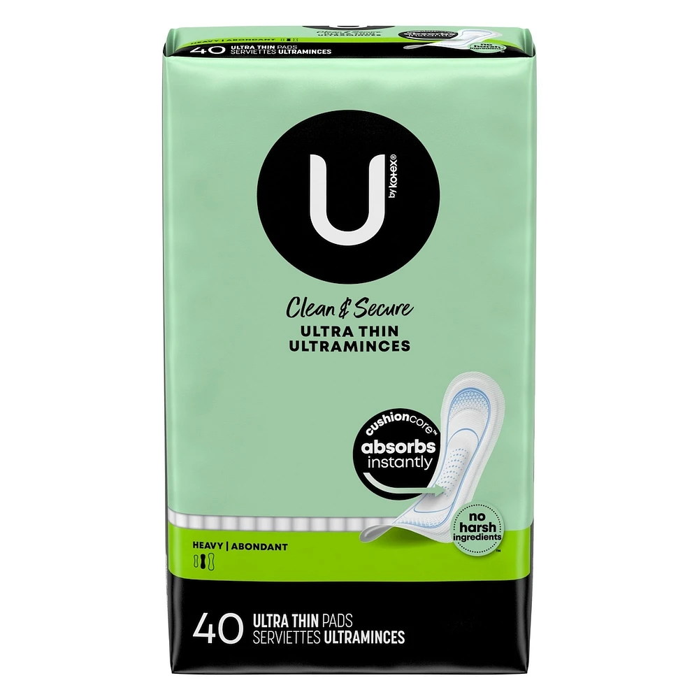 Clean & Secure Ultra Thin Pads