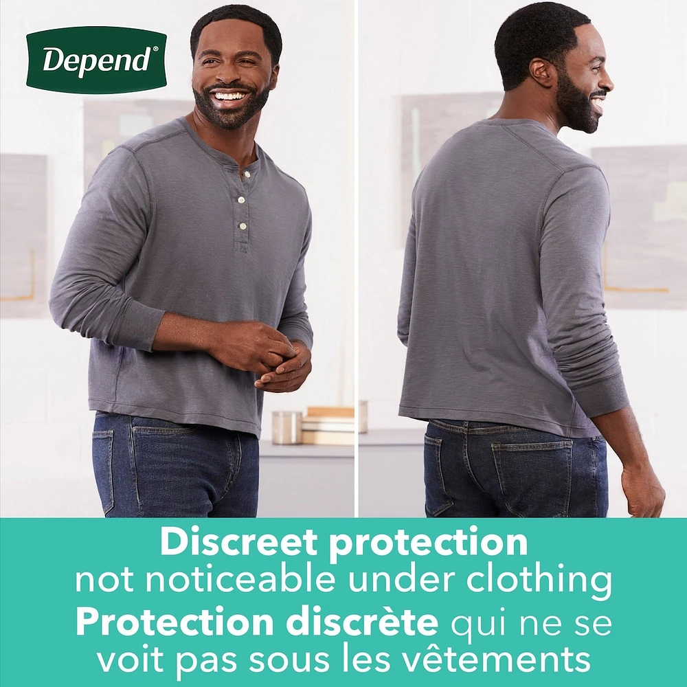 Fresh Protection Adult Incontinence Underwear for Men, Disposable, Maximum, Small/Medium