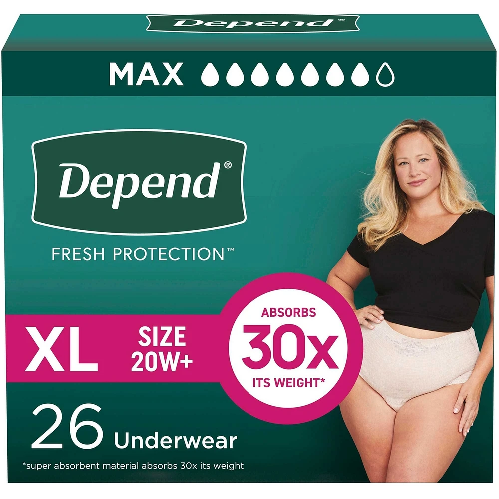 Sous-vêtement d’incontinence Fresh Protection pour femmes, degré d’absorption maximal, TG